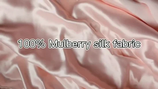 6A Grade Mulberry Silk Fabric 100% Natural Silk Satin 16mm Silk Satin Fabric
